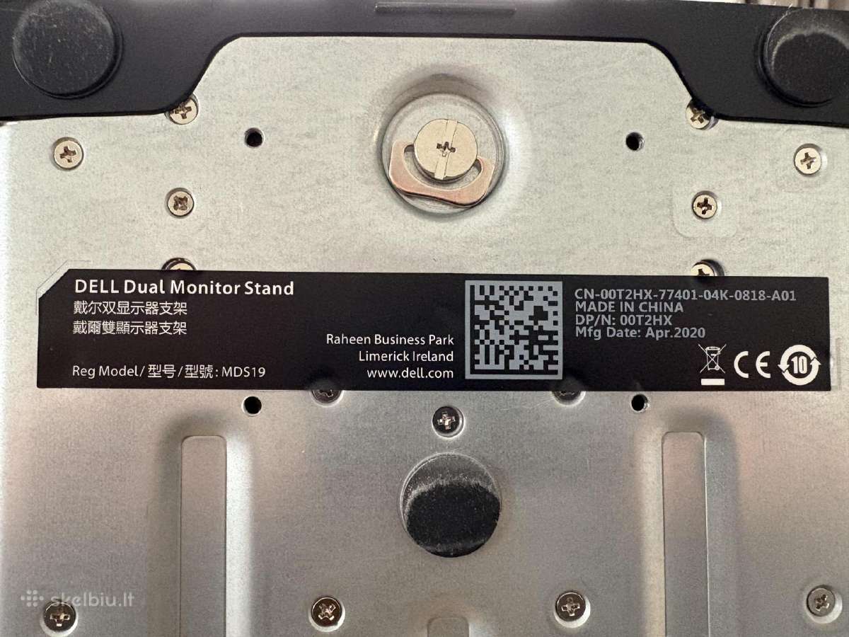 Dell Pro Dual Monitor Stand - Mds19 - nuotraukos Nr. 3