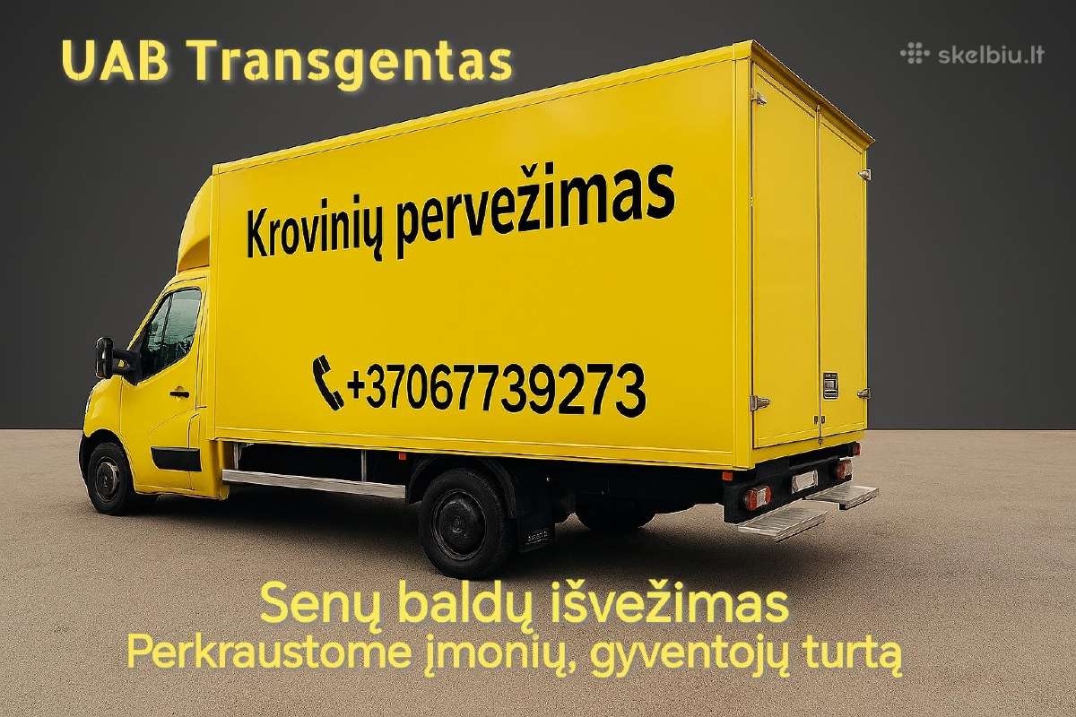 Krovinių pervežimas,senų baldų išvežimas - nuotraukos Nr. 3