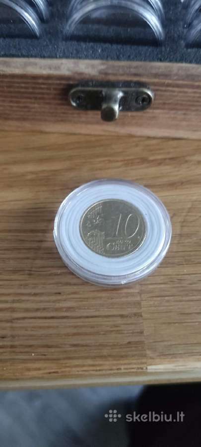 Dėžutė monetų kolekcionavimui, deginto medžio - nuotraukos Nr. 6