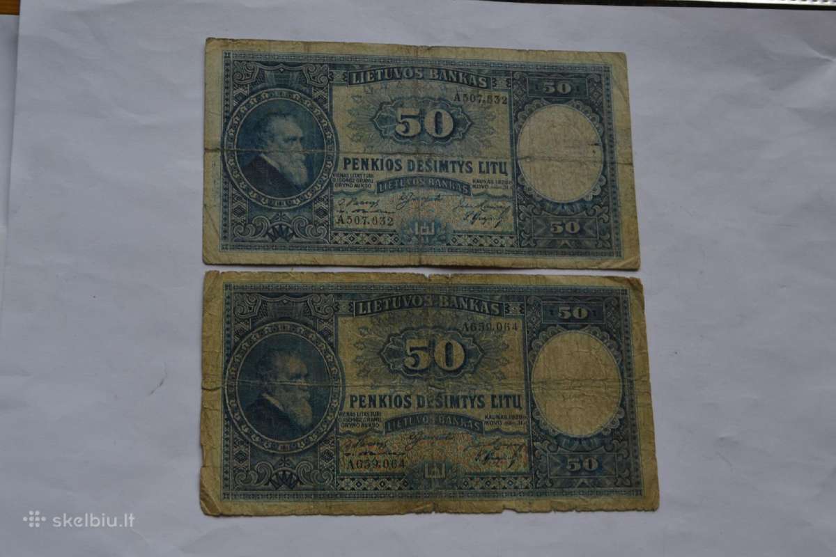 50 litu 1928 m.