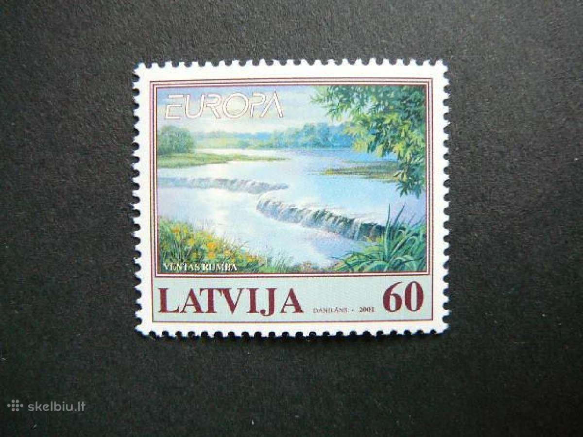 Latvija Europa Gamta 2001 svarus Mnh lv544