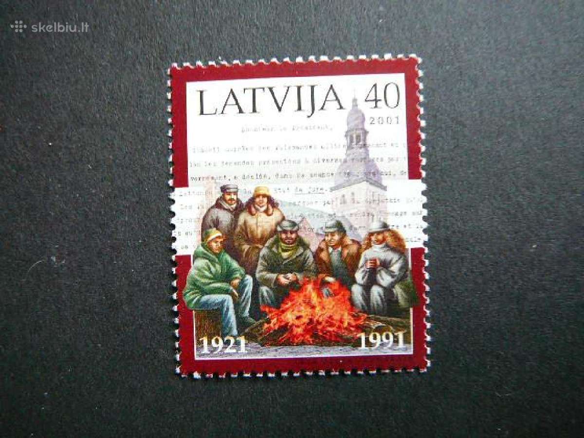 Latvija Nepriklausomybe 2001 svarus Mnh lv538