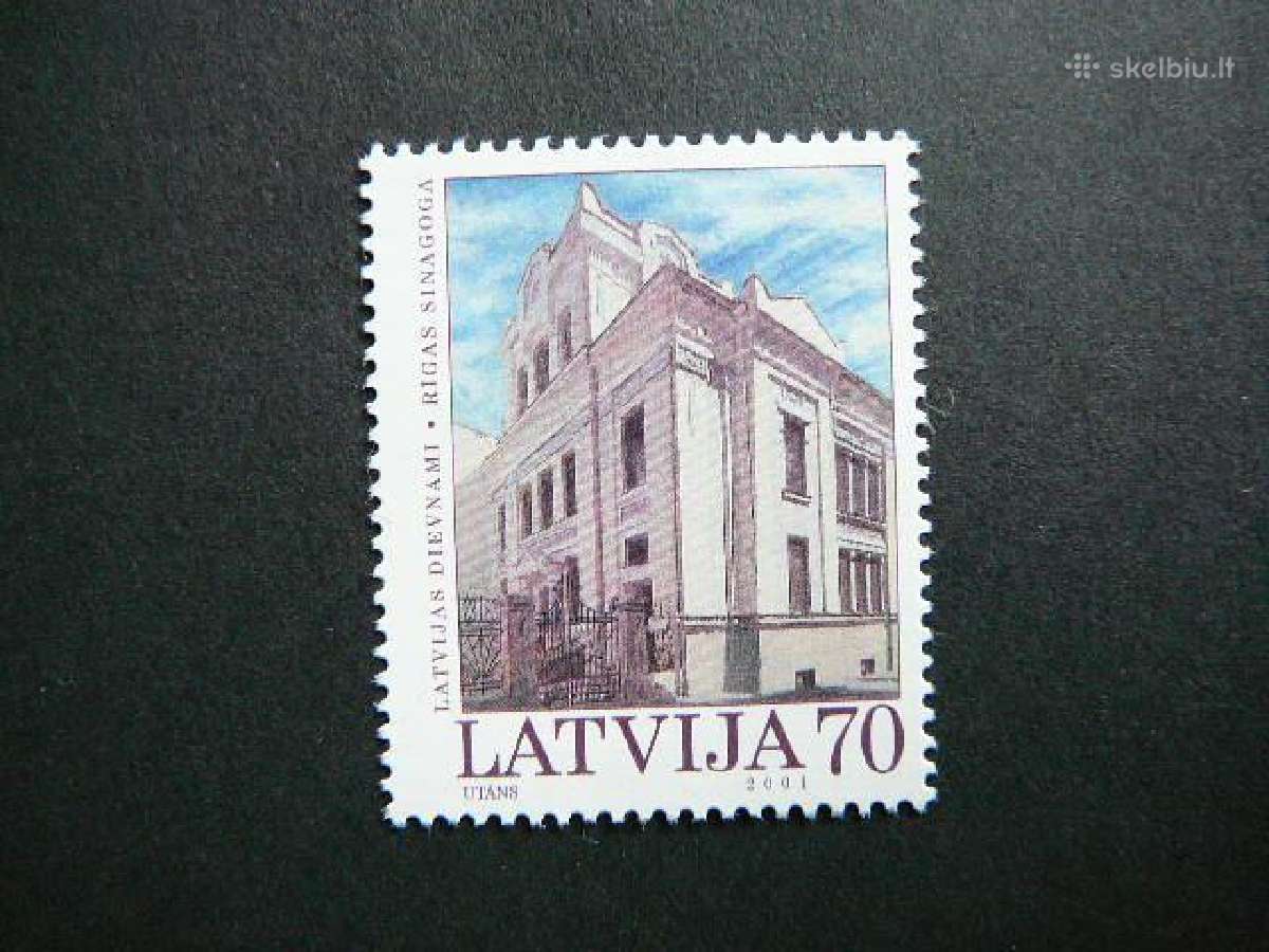 Latvija Bažnyčia 2001 svarus Mnh lv556