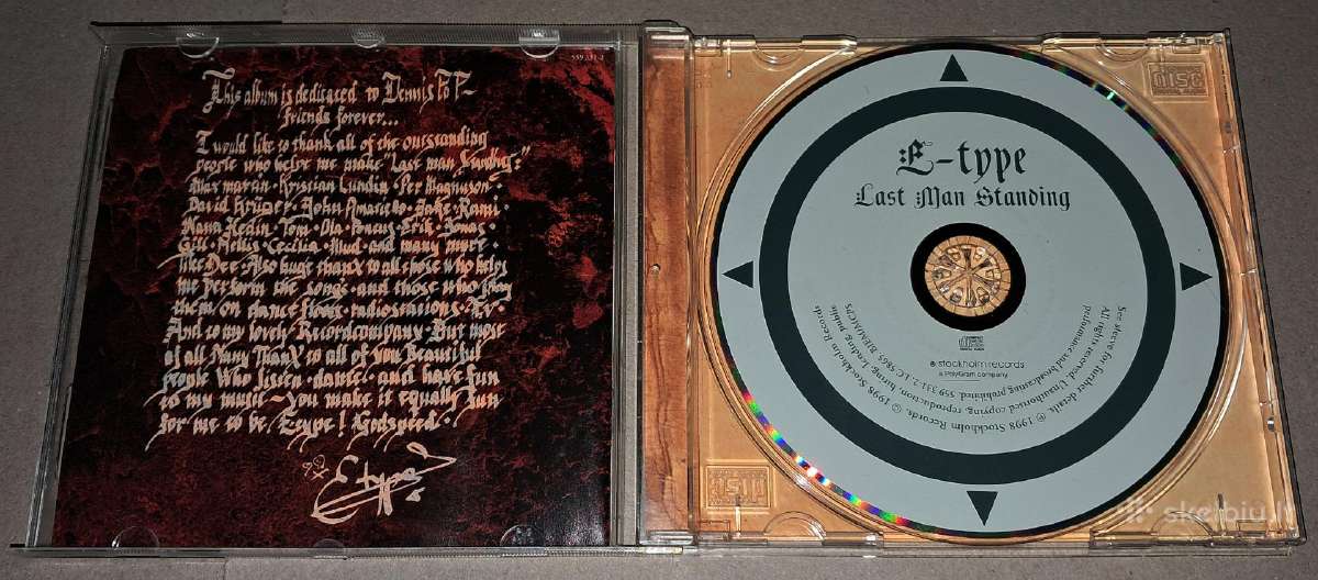 E-type – Last Man Standing (Audio CD) - nuotraukos Nr. 3