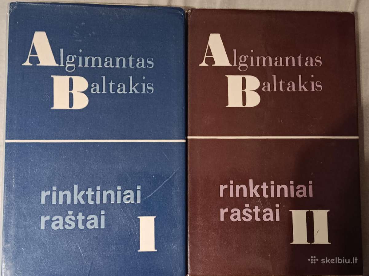 A.baltakis Rinktiniai raštai I-II