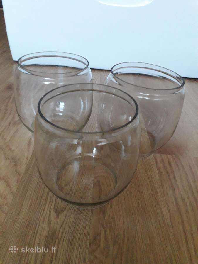 Antikvaras stikliniai gaubtai lempoms