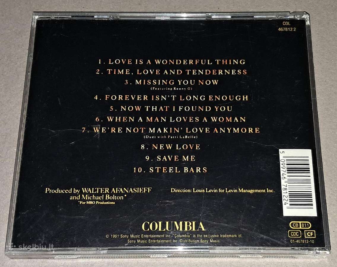 Michael Bolton –Time, Love & Tenderness (Audio CD) - nuotraukos Nr. 2