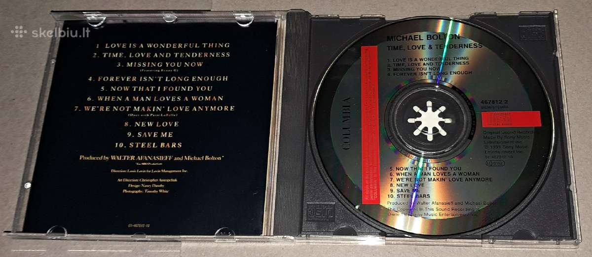 Michael Bolton –Time, Love & Tenderness (Audio CD) - nuotraukos Nr. 3