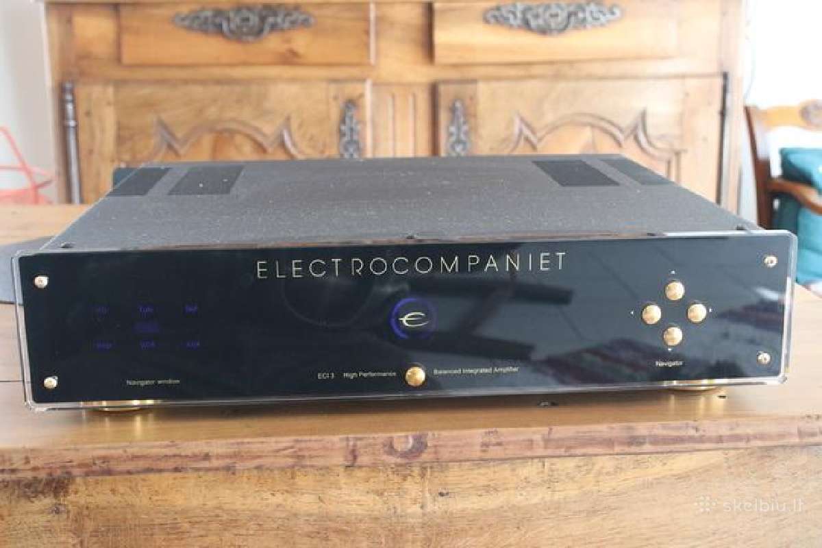 Electrocompaniet Eci-3 stereo stiprintuvas su Xlr
