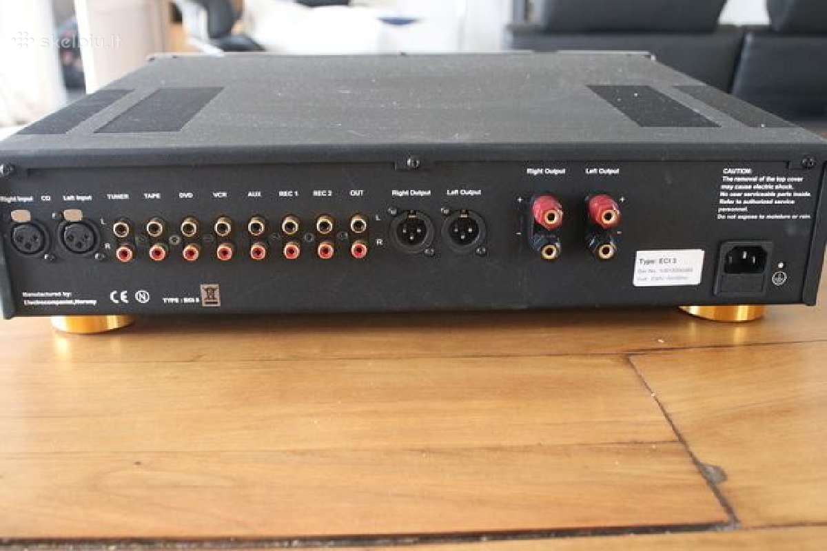 Electrocompaniet Eci-3 stereo stiprintuvas su Xlr - nuotraukos Nr. 3