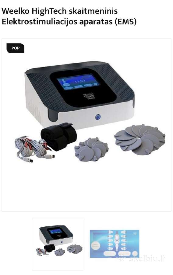 Weelko elektrostimuliacijos aparatas.