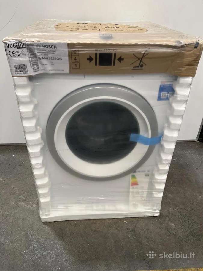 Bosch serijos 4 Wan28259gb 9 kg 1400 aps/min - nuotraukos Nr. 2