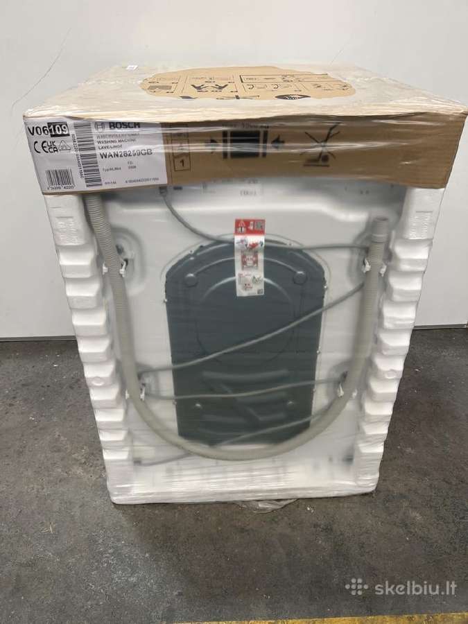 Bosch serijos 4 Wan28259gb 9 kg 1400 aps/min - nuotraukos Nr. 3