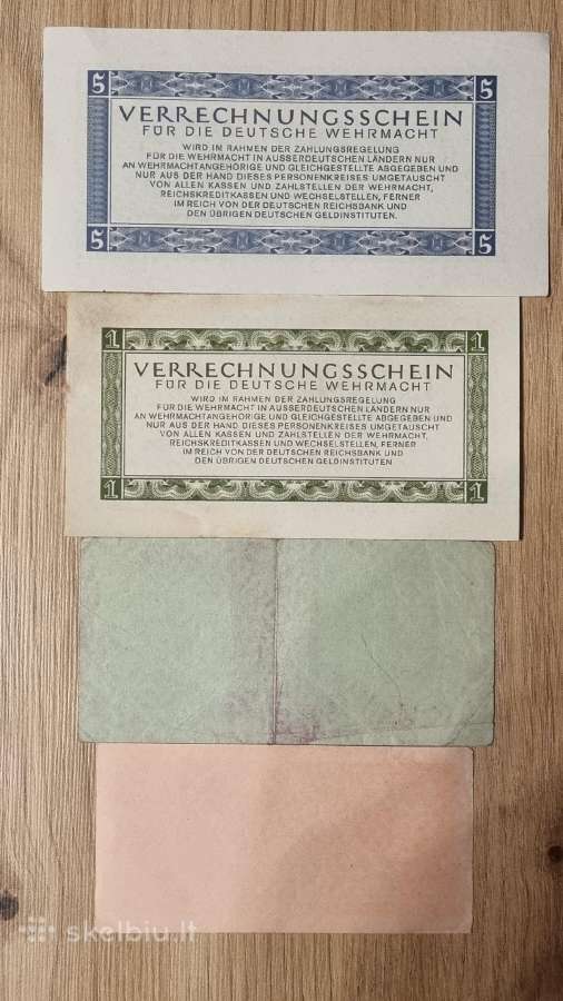 1944 m Vermachto reichmarkės - nuotraukos Nr. 2