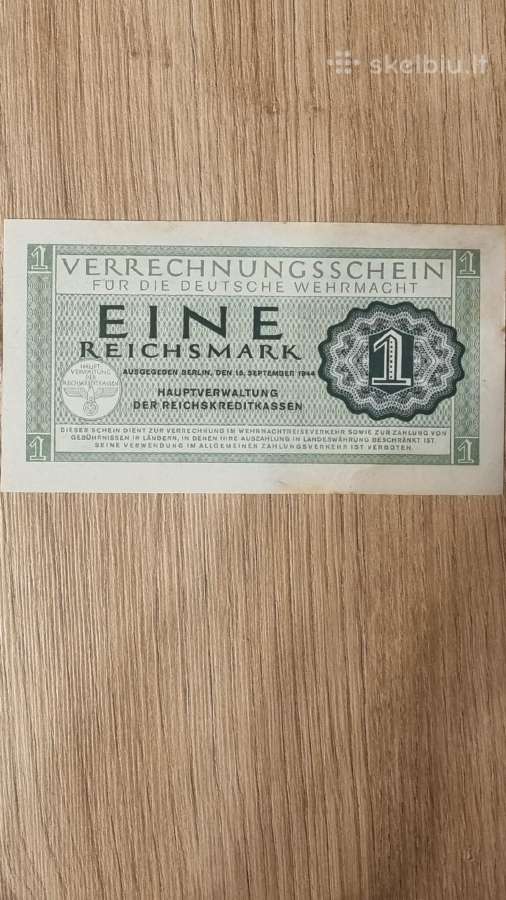 1944 m Vermachto reichmarkės - nuotraukos Nr. 4