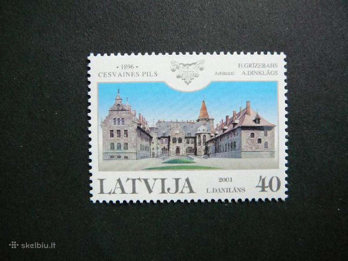 Latvija Pilys 2001 Mnh lv555