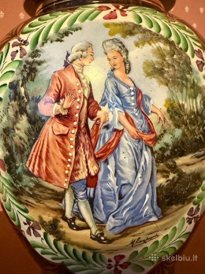 Parduodama dekoratyvinė vaza su dangteliu - nuotraukos Nr. 2