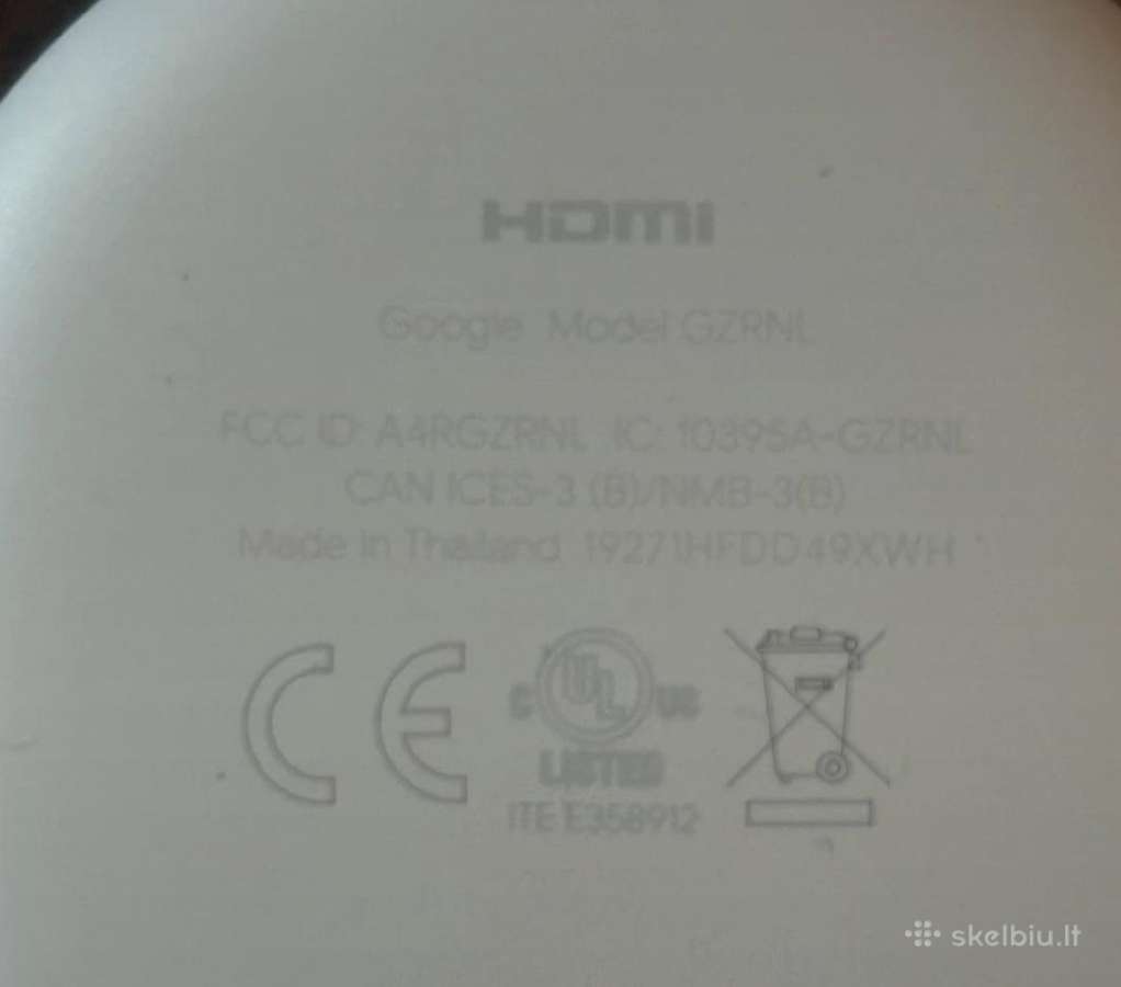 Chromecast gen4 (4k) Google TV - nuotraukos Nr. 2