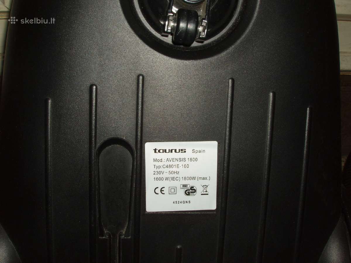Dulkiu siurblys 1800w - nuotraukos Nr. 3