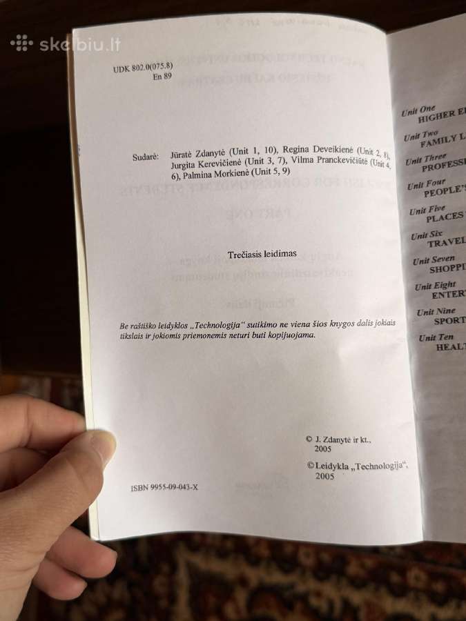 English for Correspondence Students. Part One 2005 - nuotraukos Nr. 2