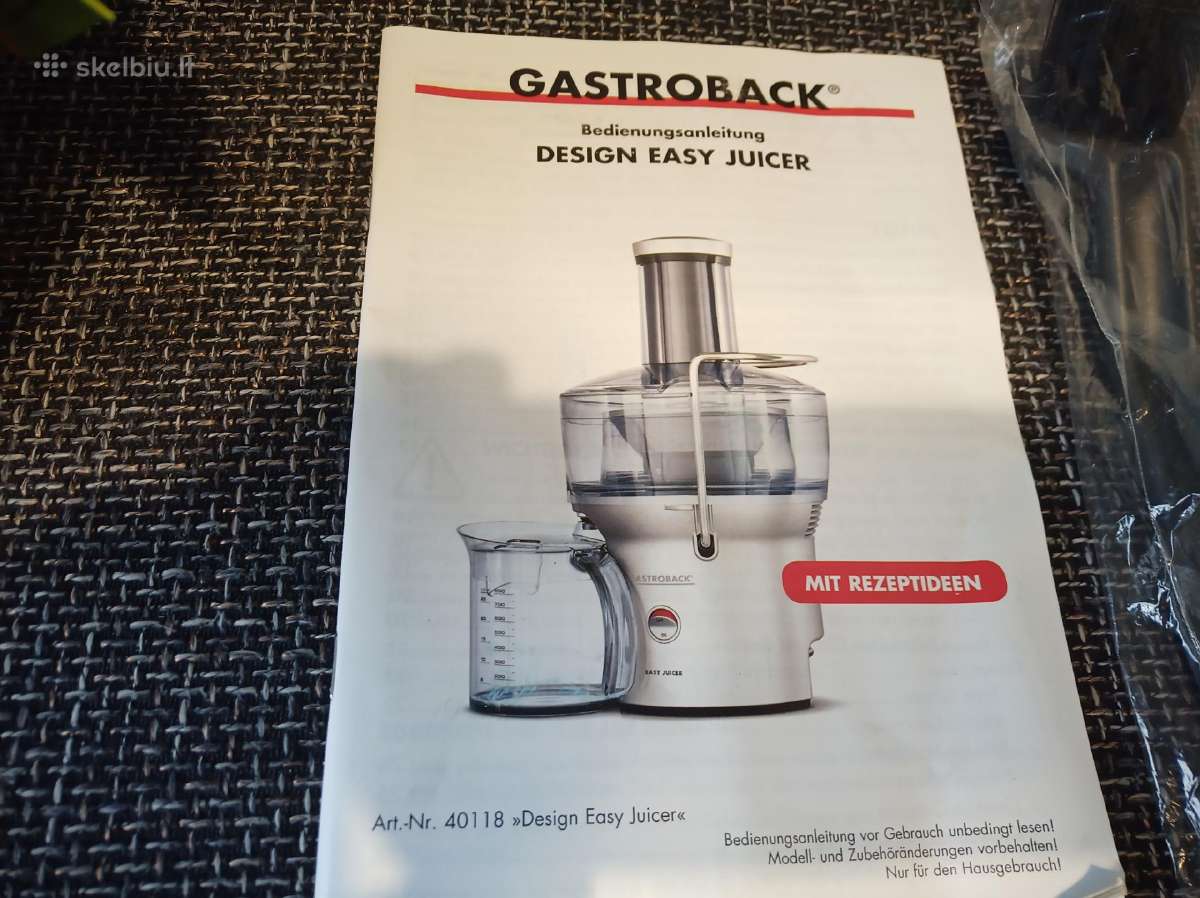 Gastroback sulčiaspaudė - nuotraukos Nr. 3