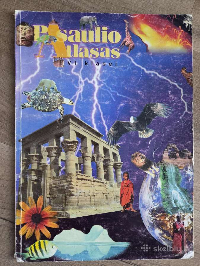 Pasaulio atlasas 6 klasė