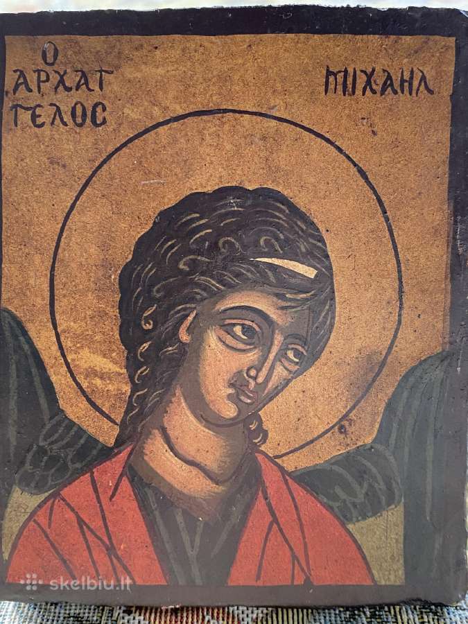 Graži Angelo Mykolo rašyta ikona - nuotraukos Nr. 6