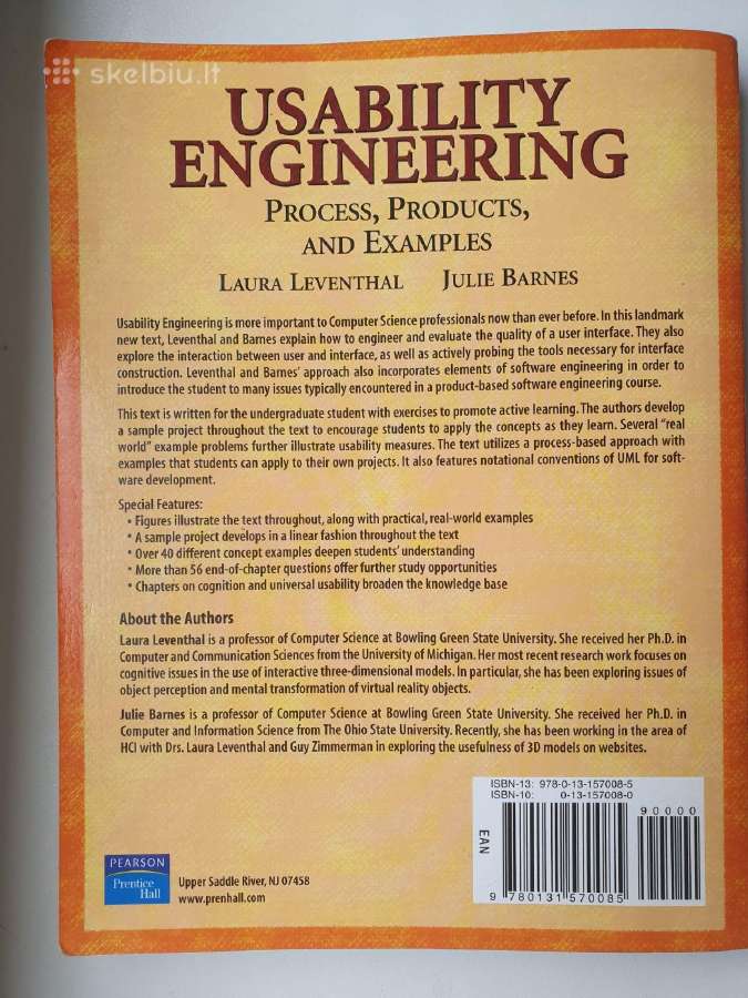 Usability Engineering: Process, Products, and Exam - nuotraukos Nr. 2