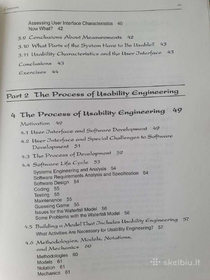 Usability Engineering: Process, Products, and Exam - nuotraukos Nr. 4