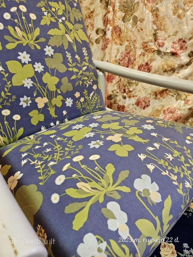 Fotelis kėdė aukštu atlošu - nuotraukos Nr. 5