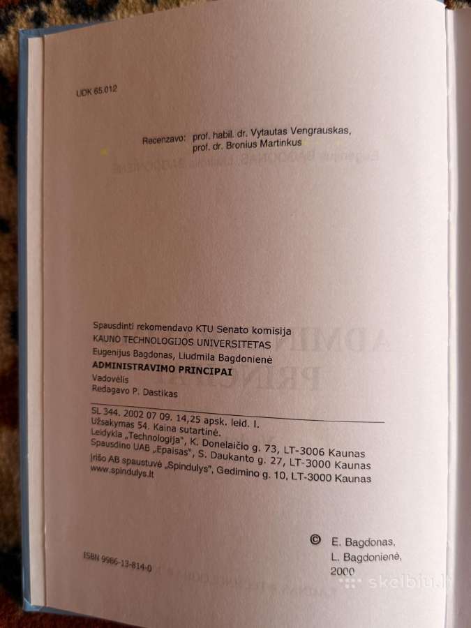 Administravimo principai 2000 - nuotraukos Nr. 2