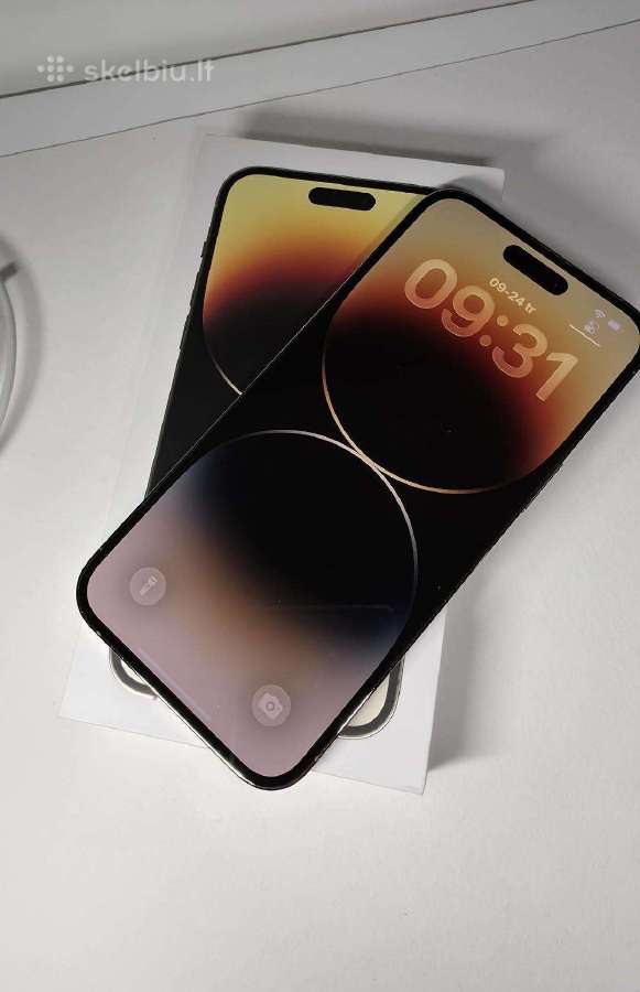 Puikios būklės iPhone 14 Pro Max 128gb Gold