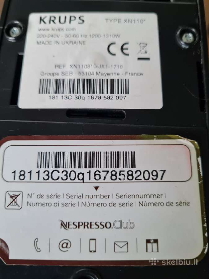 Nespresso Krups Nx110* - nuotraukos Nr. 3