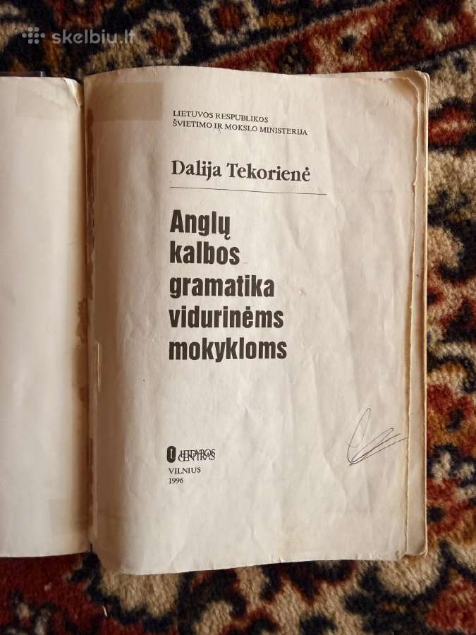 Anglų kalbos gramatika vidurinėms mokykloms - nuotraukos Nr. 2