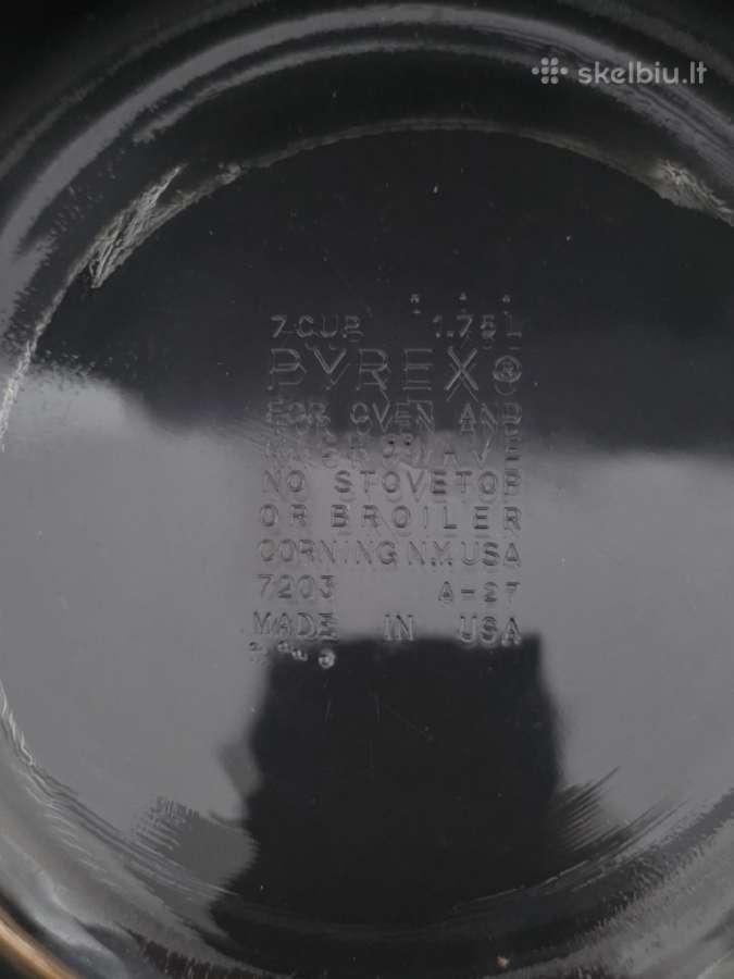 Pyrex 3 dydžių:1,75litro,1lir 0,5 Lkomplektasusa - nuotraukos Nr. 2