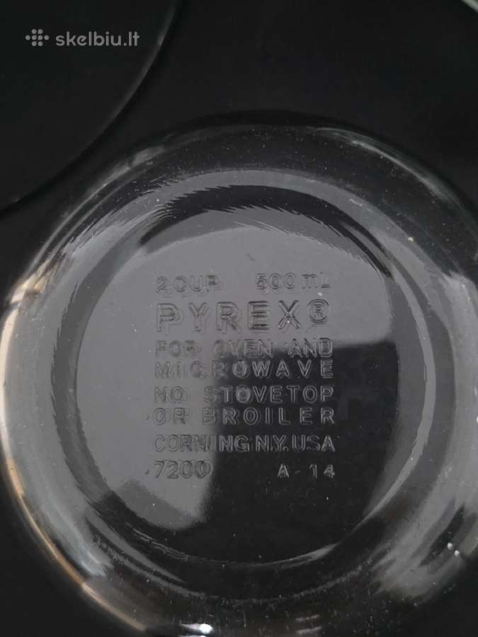 Pyrex 3 dydžių:1,75litro,1lir 0,5 Lkomplektasusa - nuotraukos Nr. 4