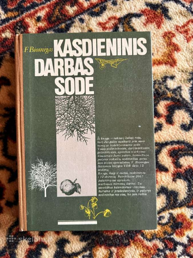 Kasdieninis darbas sode. F. Biomigas. 1988
