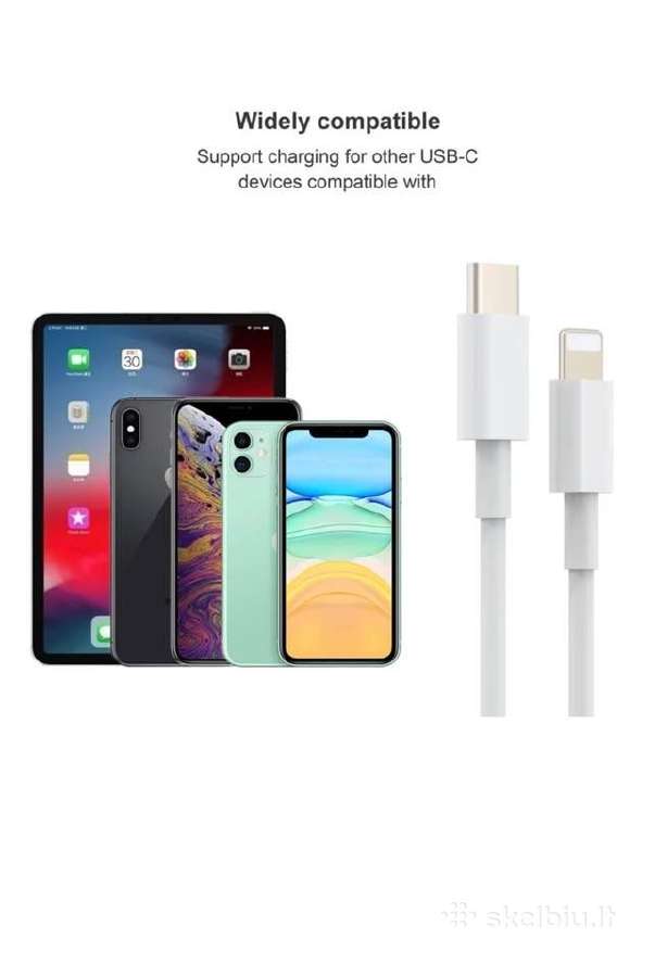 Pakrovėjas Usb + Usb C - 20w - nuotraukos Nr. 4