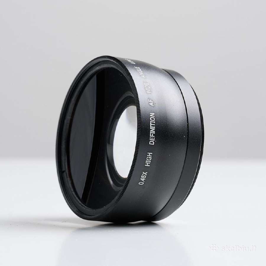 Plataus kampo lešis ant objektyvo 58mm