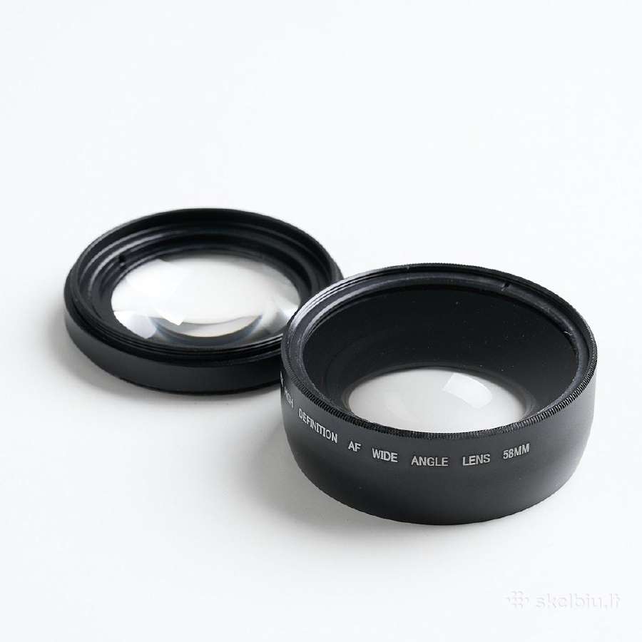 Plataus kampo lešis ant objektyvo 58mm - nuotraukos Nr. 3