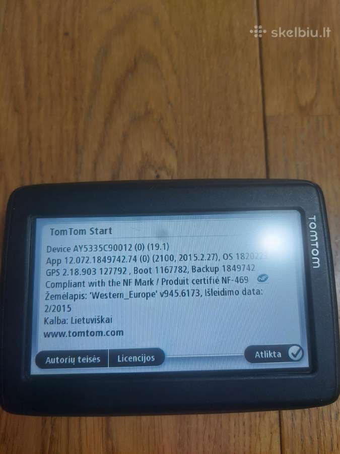 Tomtom navigatorius - nuotraukos Nr. 4