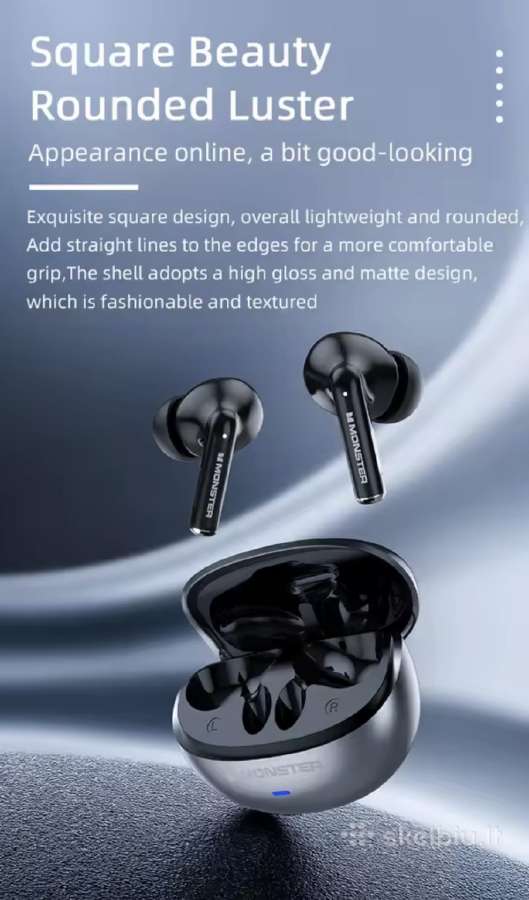 Monster MAXStar Mqt39 ausinės earbuds - nuotraukos Nr. 3