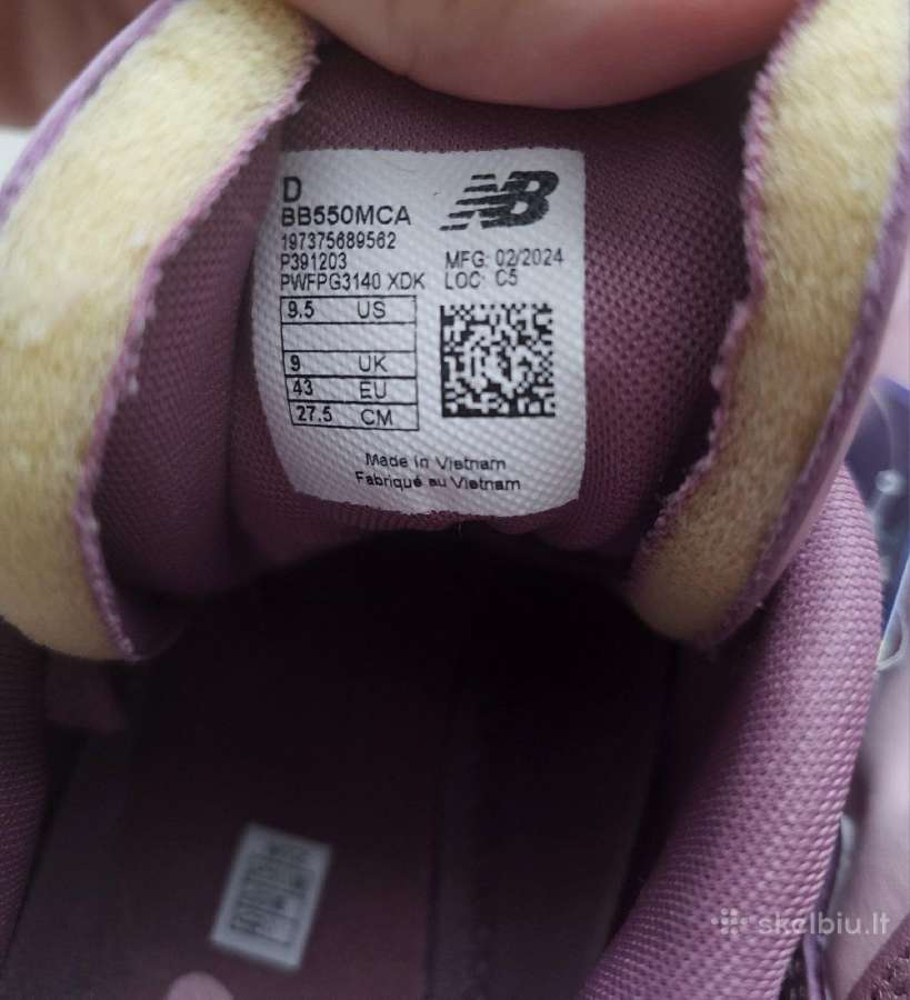 New Balance 550 odiniai - nuotraukos Nr. 5