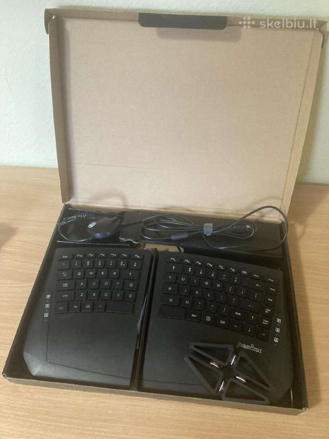 Klaviatūra Periboard-524 Us,wired Ergonomic Split