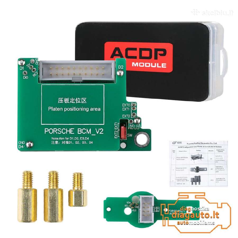 Yanhua Acdp-2 Master + Module 10 Porsche - nuotraukos Nr. 4