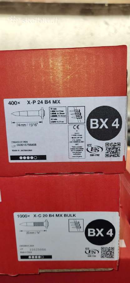 Hilti bx3,bx4, gx3, gx120, spit pulsa 800 vinys. - nuotraukos Nr. 3