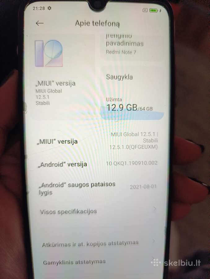 Xioami redmi note 7 - nuotraukos Nr. 2