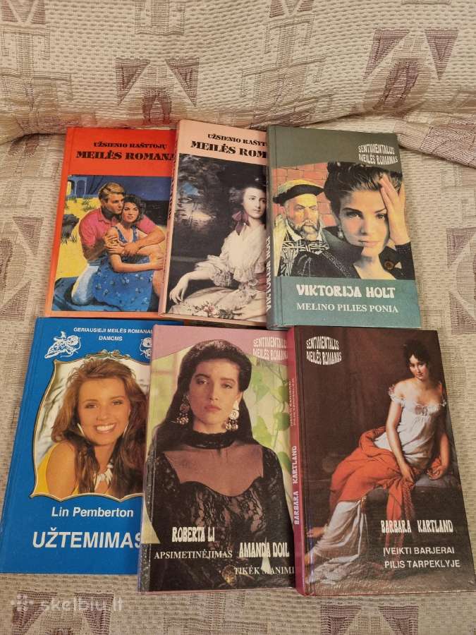 Meilės romanai 6 knygos