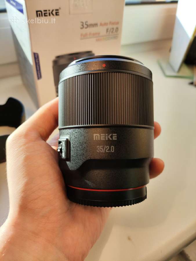 Meike 35mm F2 Sony Fe objektyvas kaip naujas