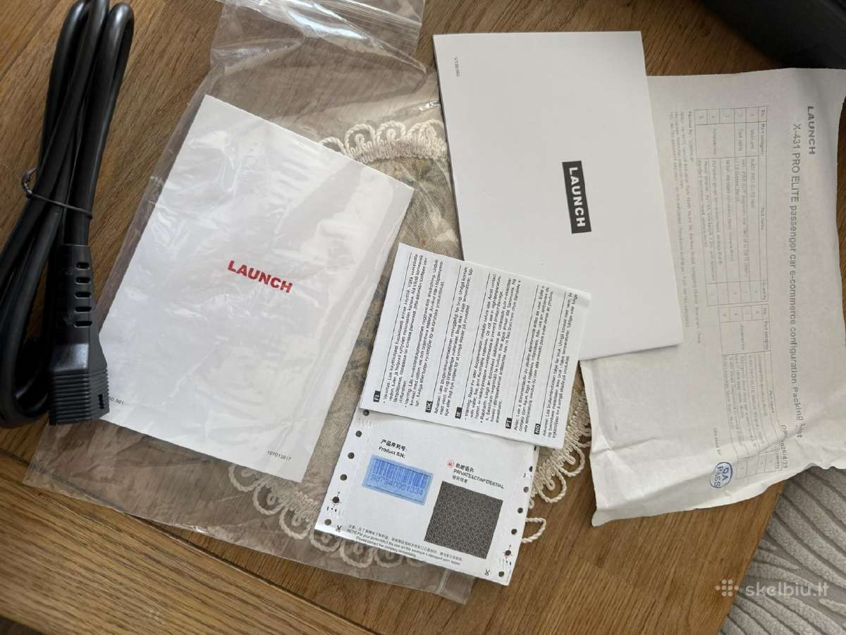 Launch X431 Pro Elite diagnostika - nuotraukos Nr. 12